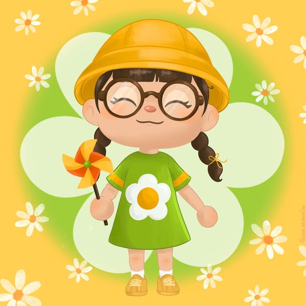 Animal Crossing ACNH Commission • Island Rep/portrait • Simple BG • Game Art • Villager option • Digital Download!