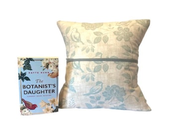 Mother's Day/Birthday/Gifts for Her - Handmade 'Nature's Garden' Pocket Cushion/Reading Cushion/Book Cushion - Unique - Free UK Postage!