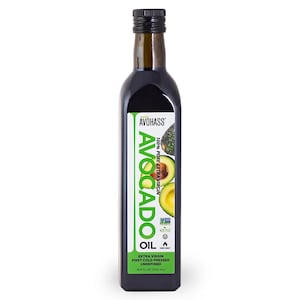 Avohass Extra Virgin Avocado Oil, Non-GMO Project Verified, Kosher Certified 16.9 fl oz Bottle.