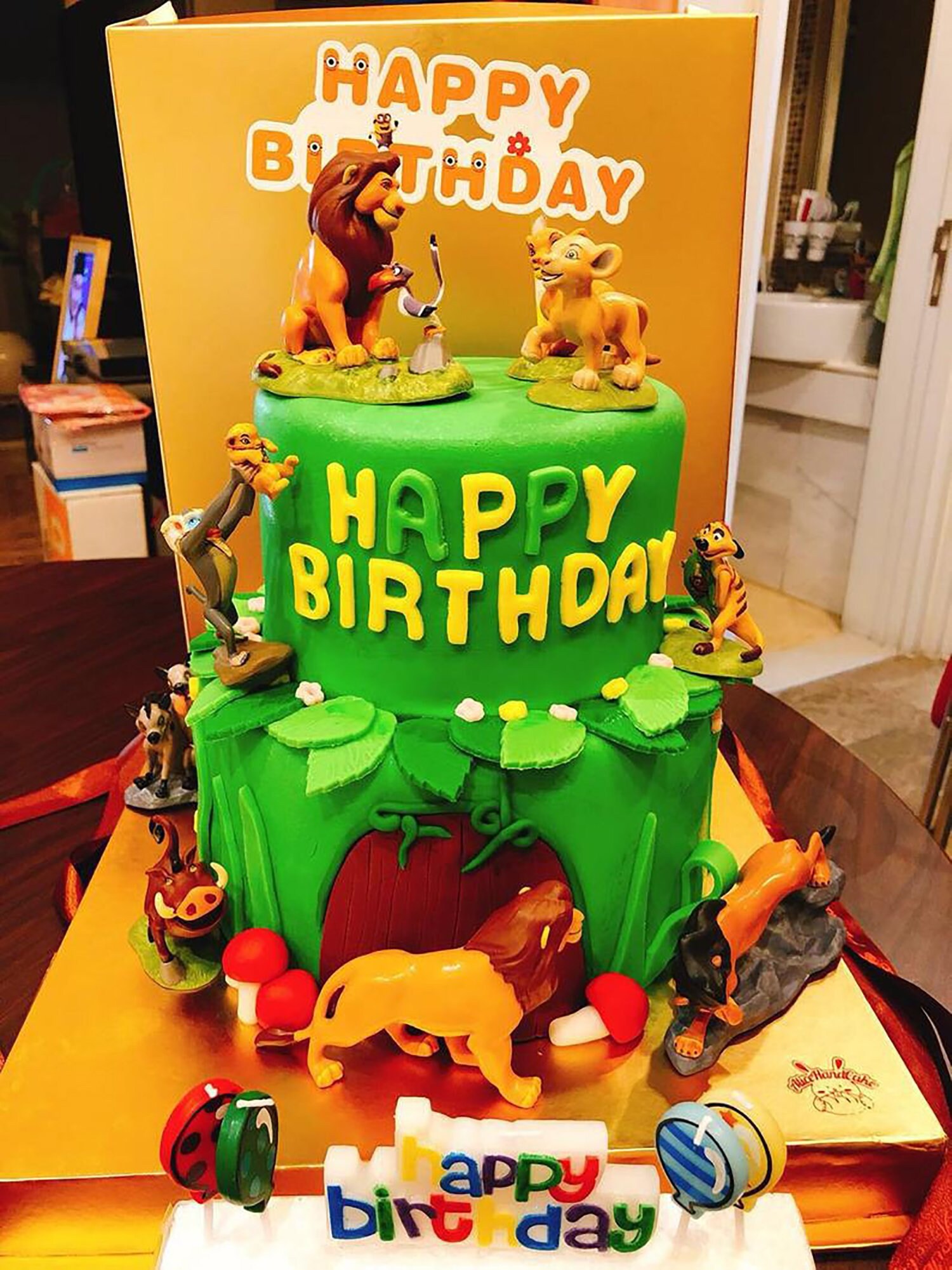 Cake Topper 9 Pcs Lion King 9 Figure Set Custom Wedding Etsy
