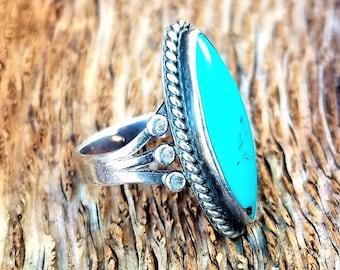 Vintage Navajo Sterling & Turquoise Ring