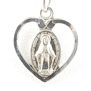 Vintage Miraculous Miracle Heart Pendant