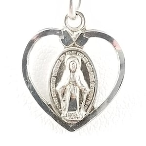 Vintage Miraculous Miracle Heart Pendant image 1