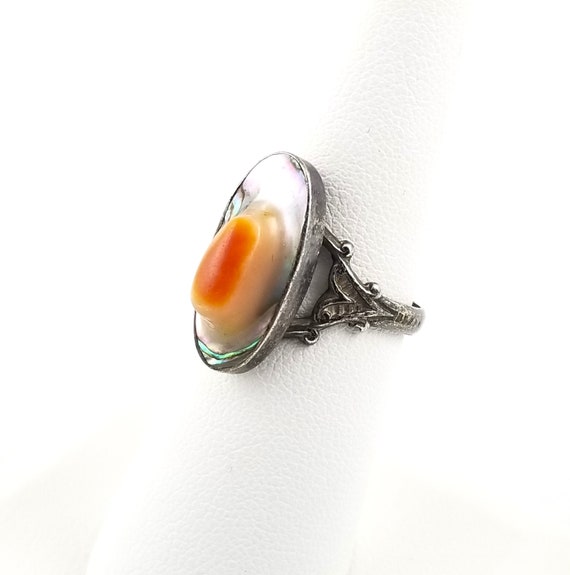 Antique Shell Blister Ring - image 6
