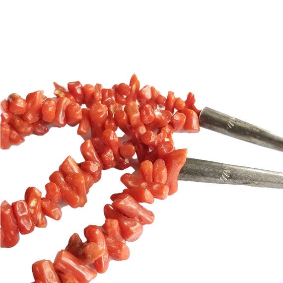 Vintage Natural Coral Necklace - image 3