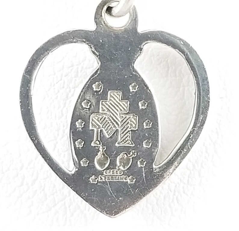 Vintage Miraculous Miracle Heart Pendant image 2