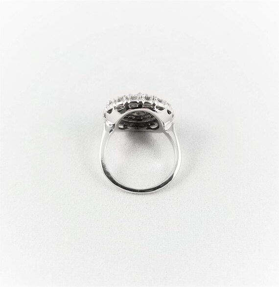 Vintage 18k Diamond Target Ring by Jabel - image 7