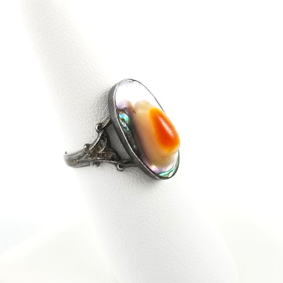 Antique Shell Blister Ring - image 5