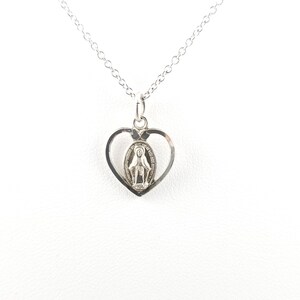 Vintage Miraculous Miracle Heart Pendant image 5