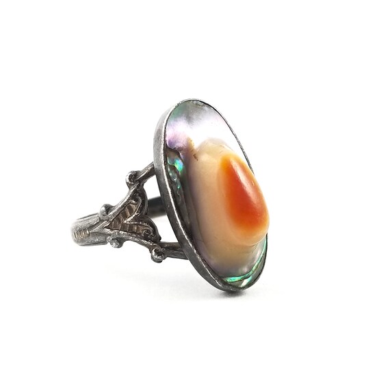 Antique Shell Blister Ring - image 3