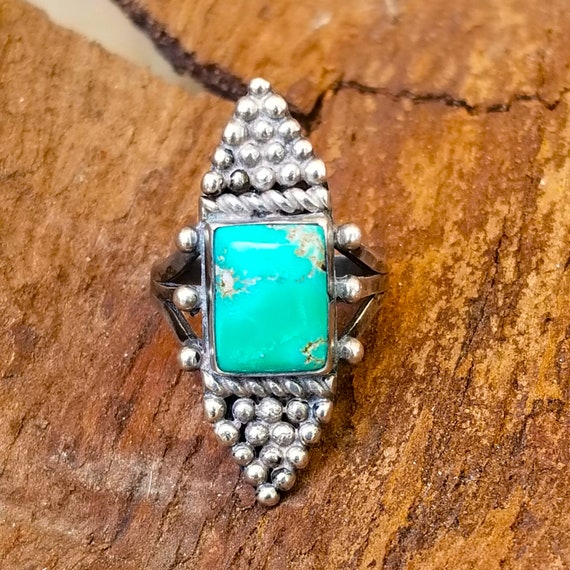 Hand Crafted Sterling Turquoise Ring