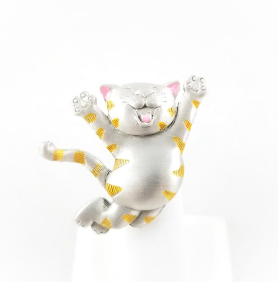 Vintage Happy Kitten by Jonette Co. - image 3
