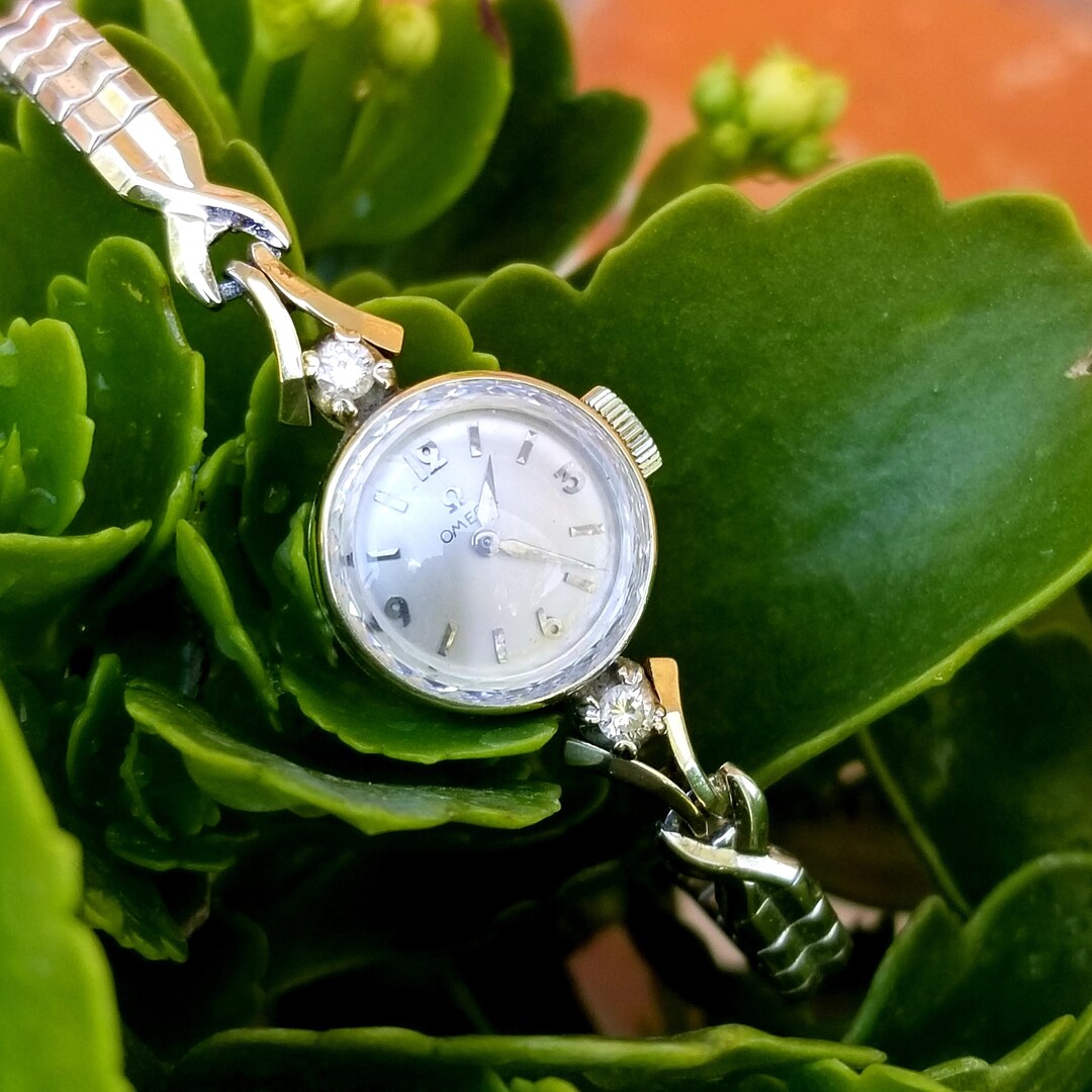 Vintage 14k Omega Ladies Wrist Watch Etsy