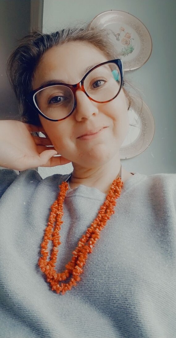 Vintage Natural Coral Necklace - image 6