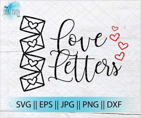 Download Love Letters Svg Love And Romance Heart File Handwritten Etsy