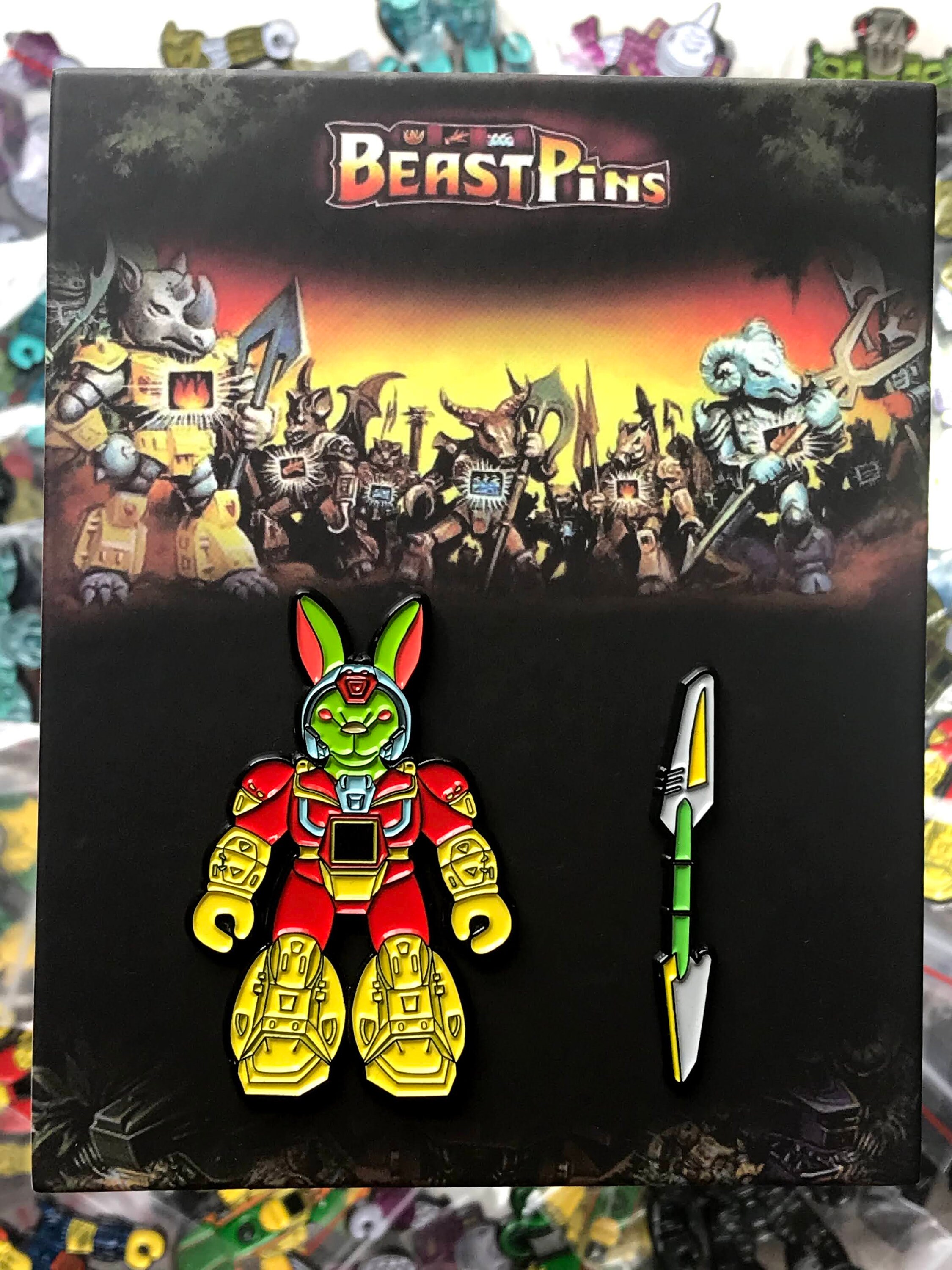 Rabbit Beast Pin - Etsy