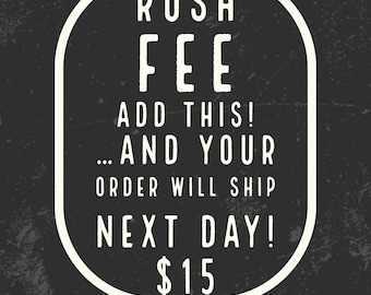 ADD ON!!! Cup Inserts Rush Fee! Front of the line service!