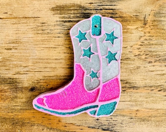 Star Cowgirl Boot Car Freshie