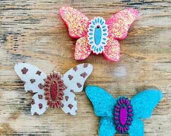 Squash Blossom Butterfly Car Freshie
