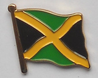 Jamaica Country Flag Enamel Pin Badge