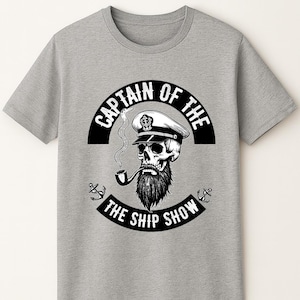 Lustiges Bootfahren Kapitän Shirt: Motorboot Geschenk für Bootsbesitzer
