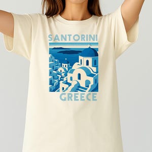 Santorini Greece T-Shirt: Aegean Sea Souvenir Shirt