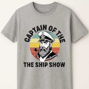 Lustiges Bootfahren Kapitän Shirt: Motorboot Geschenk für Bootsbesitzer