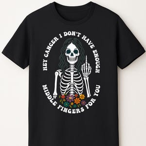 hey cancer middle finger cancer awareness, cancer shirt, fight cancer, cancer warrior, cancer fighter, cancer survivor, Cancer Warrior Gift