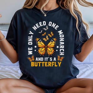 Butterfly T-Shirt: Monarch Wildflower Graphic Tee