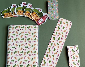 Book accessory set - bookmarks - Kindle Inserts - Pasteles!