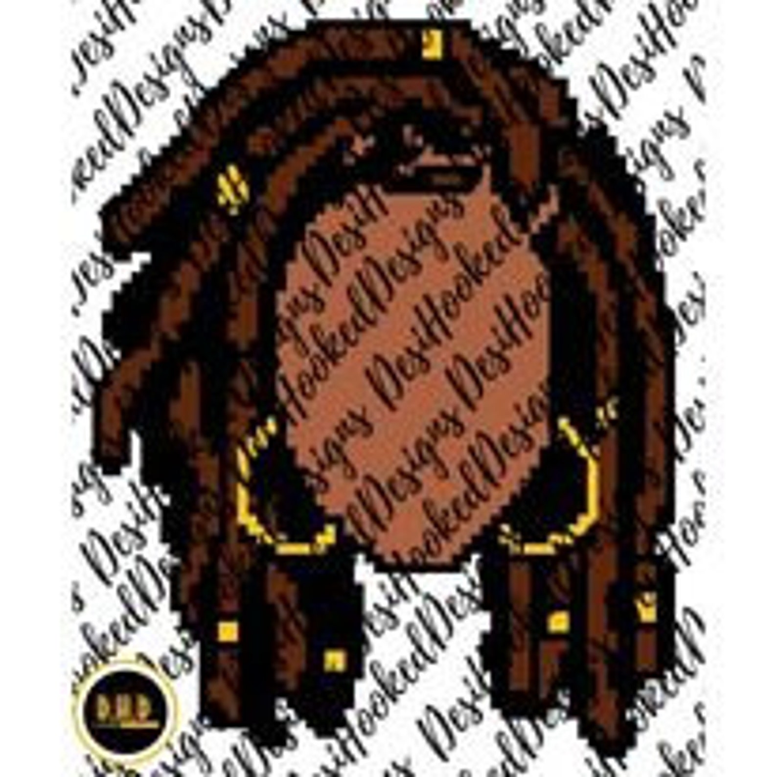 Loc Bae Svg Loc Bae Crochet Graph Pattern - Etsy