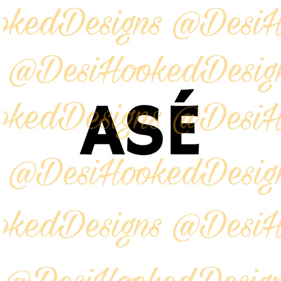 Asè Word Crochet Graph Pattern | Etsy