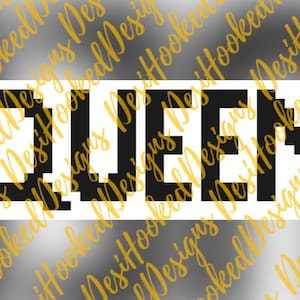 Queen Word Crochet Graph Pattern