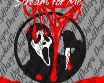 Scream for Me Blanket Crochet Graph