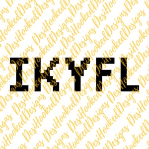 IKYFL  Word Crochet Graph Pattern