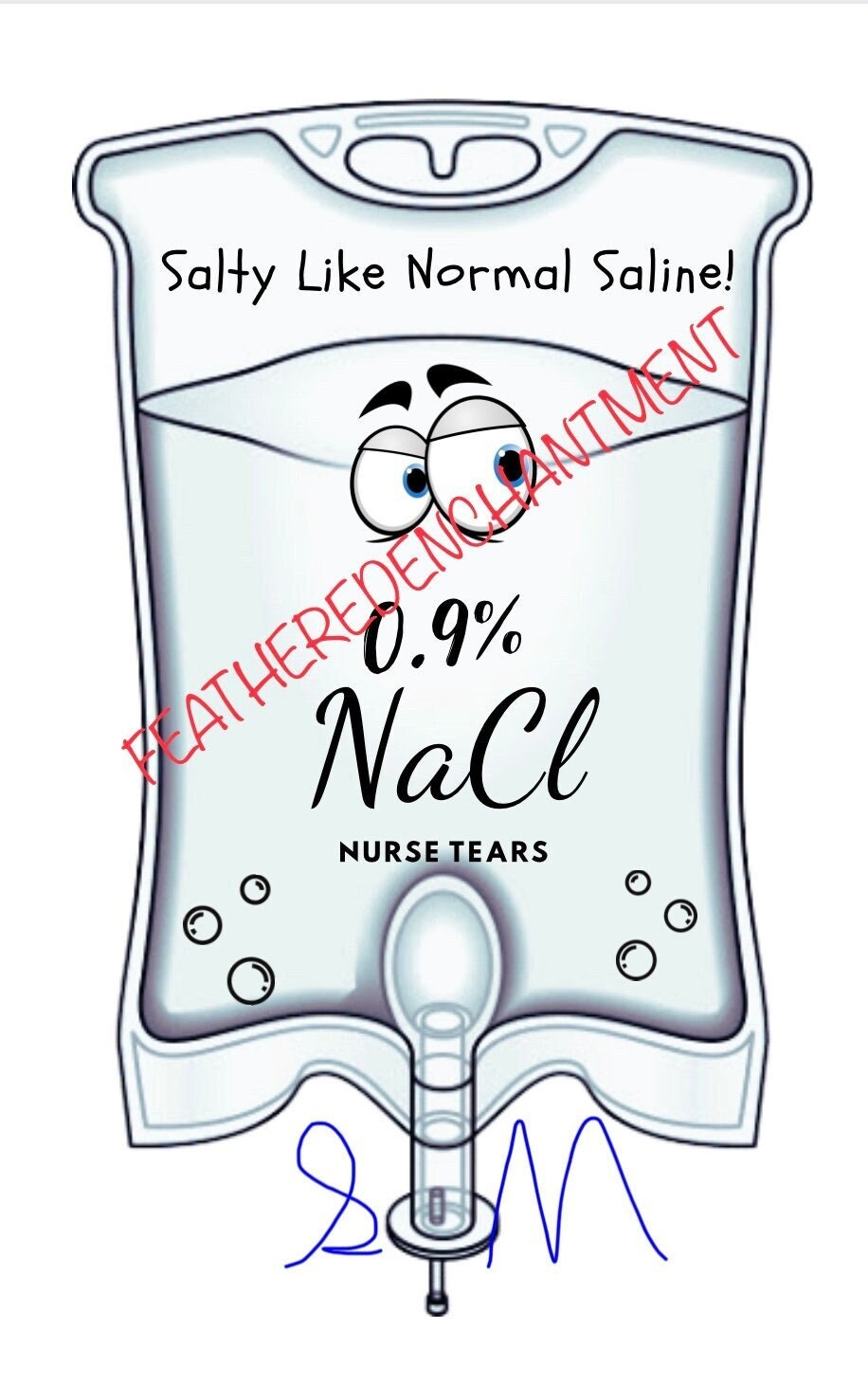 Salty Nurse PNG Only - Etsy, image size:916x1459