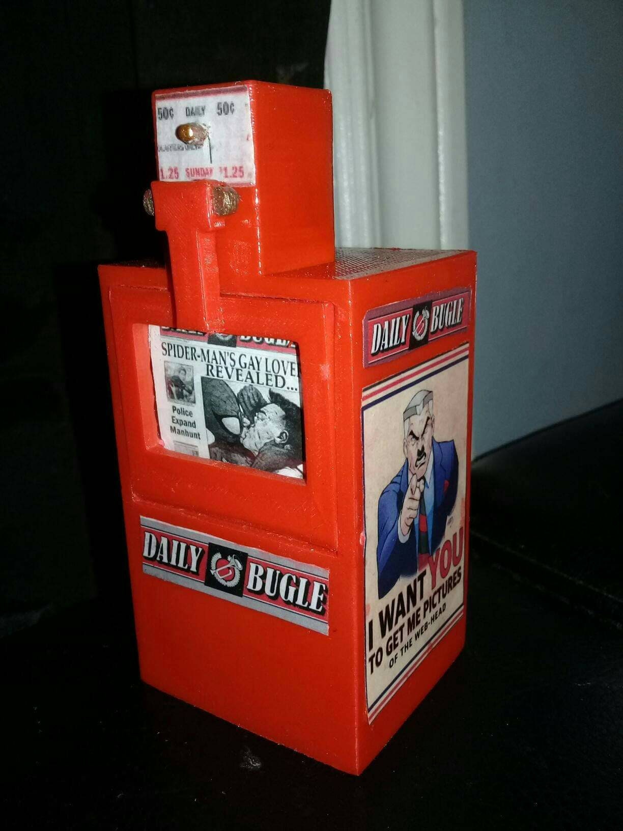 1/12 scale newspaper boxes / vending machines for marvel Etsy