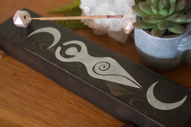 Incense Stick Holder Incense Burner Moon Goddess Christmas Etsy