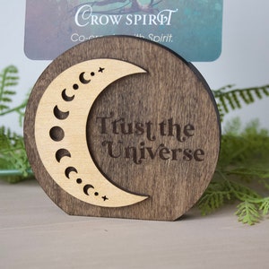 Porte-cartes de tarot, Porte-tarot, Faites confiance à l'univers, Cadeau de 30e anniversaire pour elle