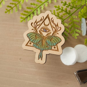 Car Diffuser, Vent Clip, Luna Moth, Long Distance Friendship Gift, Best Friend Gift,