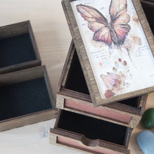 Boîte de tarot pour plusieurs ponts, boîte de cartes de tarot, boîte d'autel, cadeau de fête des mères de Son