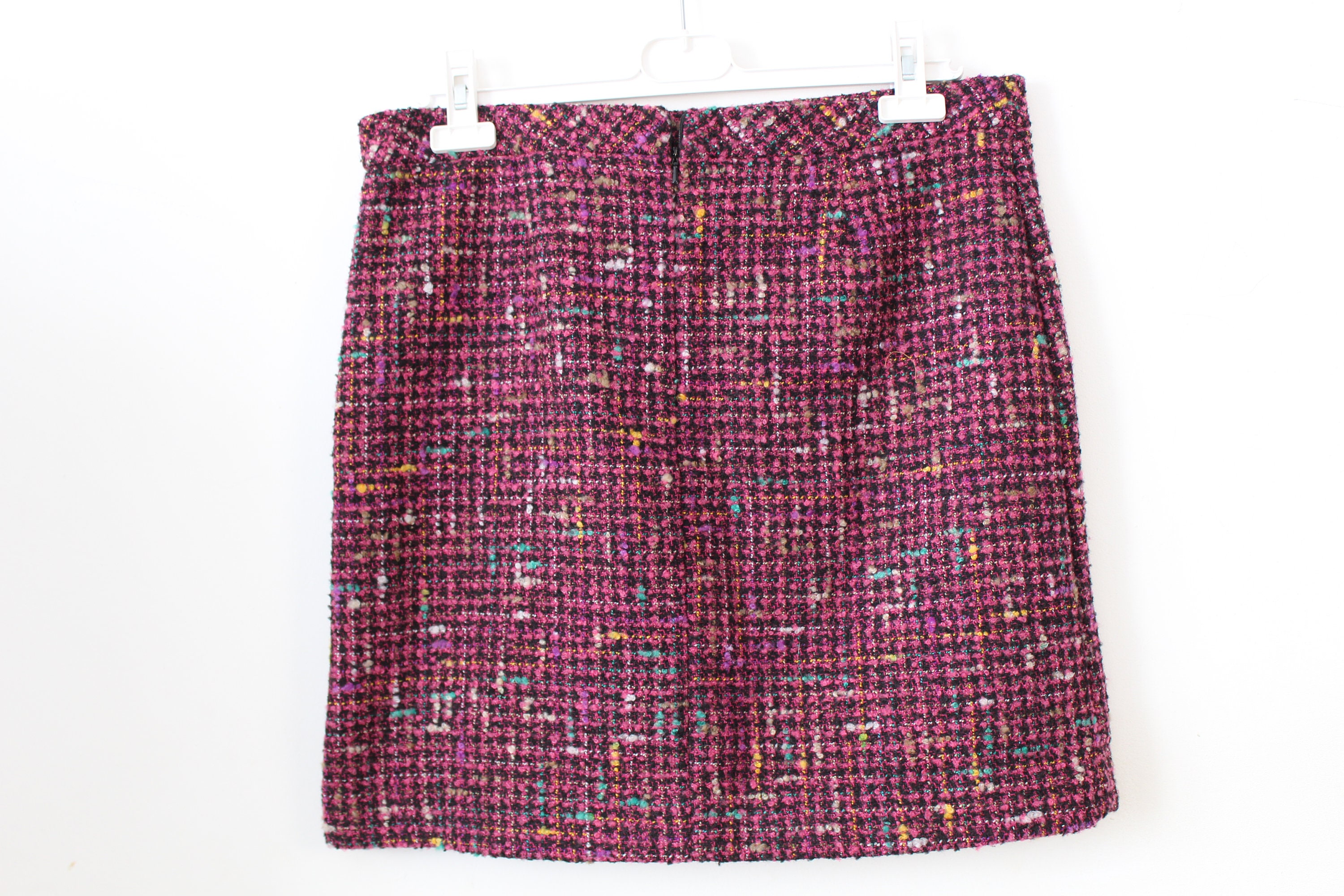 Vintage Retro Style Purple Tweed Skirt Large Size Plum Pink - Etsy