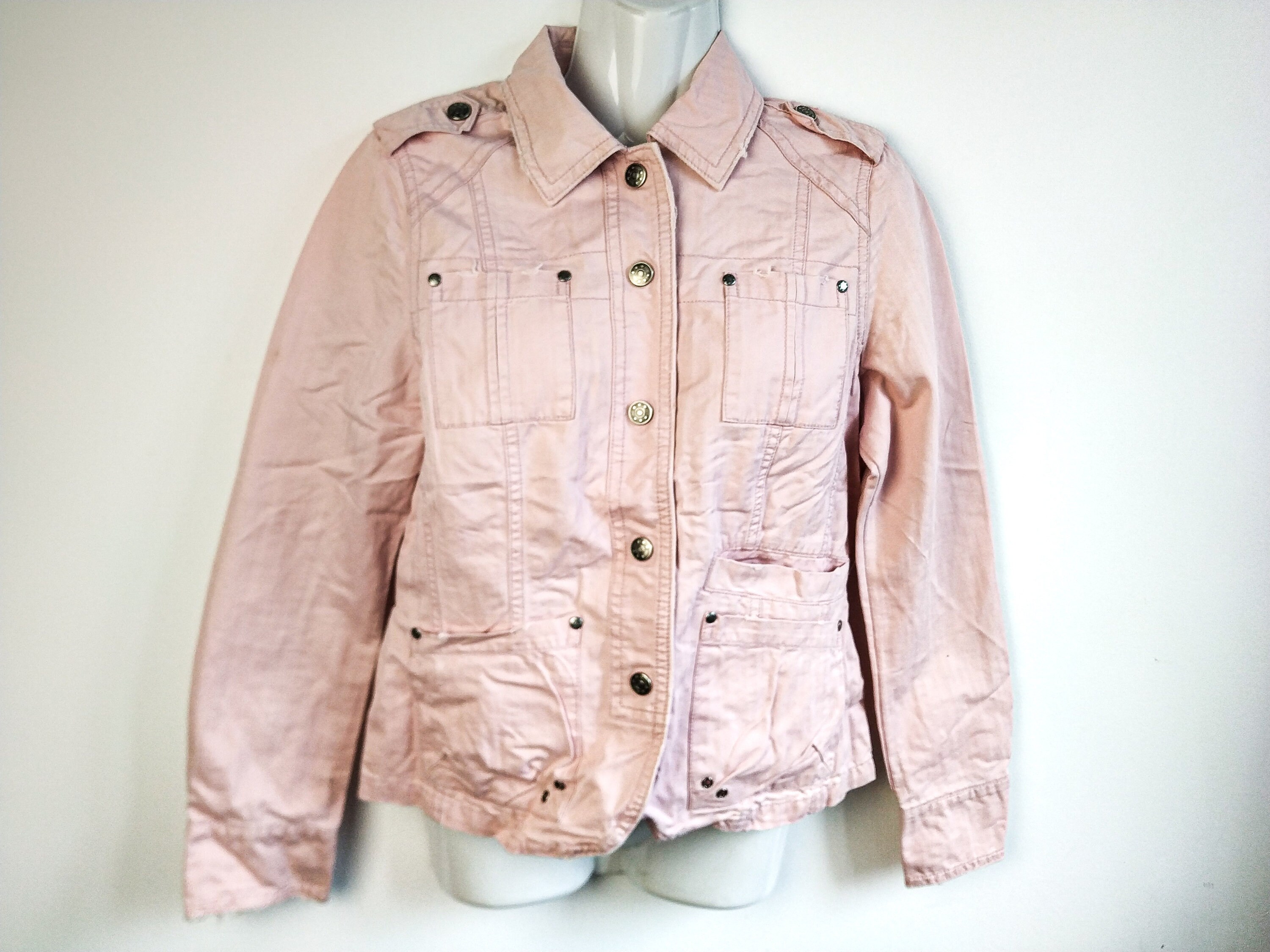 blush denim jacket