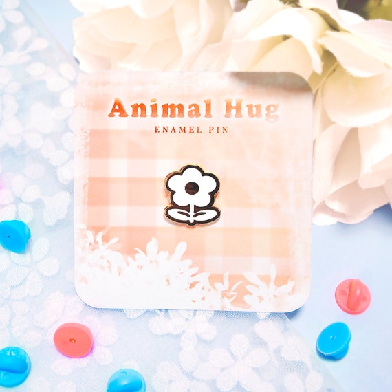 Mini Flower Enamel Pin Cute Pin Board Filler Flower Hard Etsy