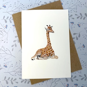 Cartão Girafa A6