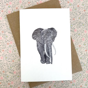 Carte éléphant A6