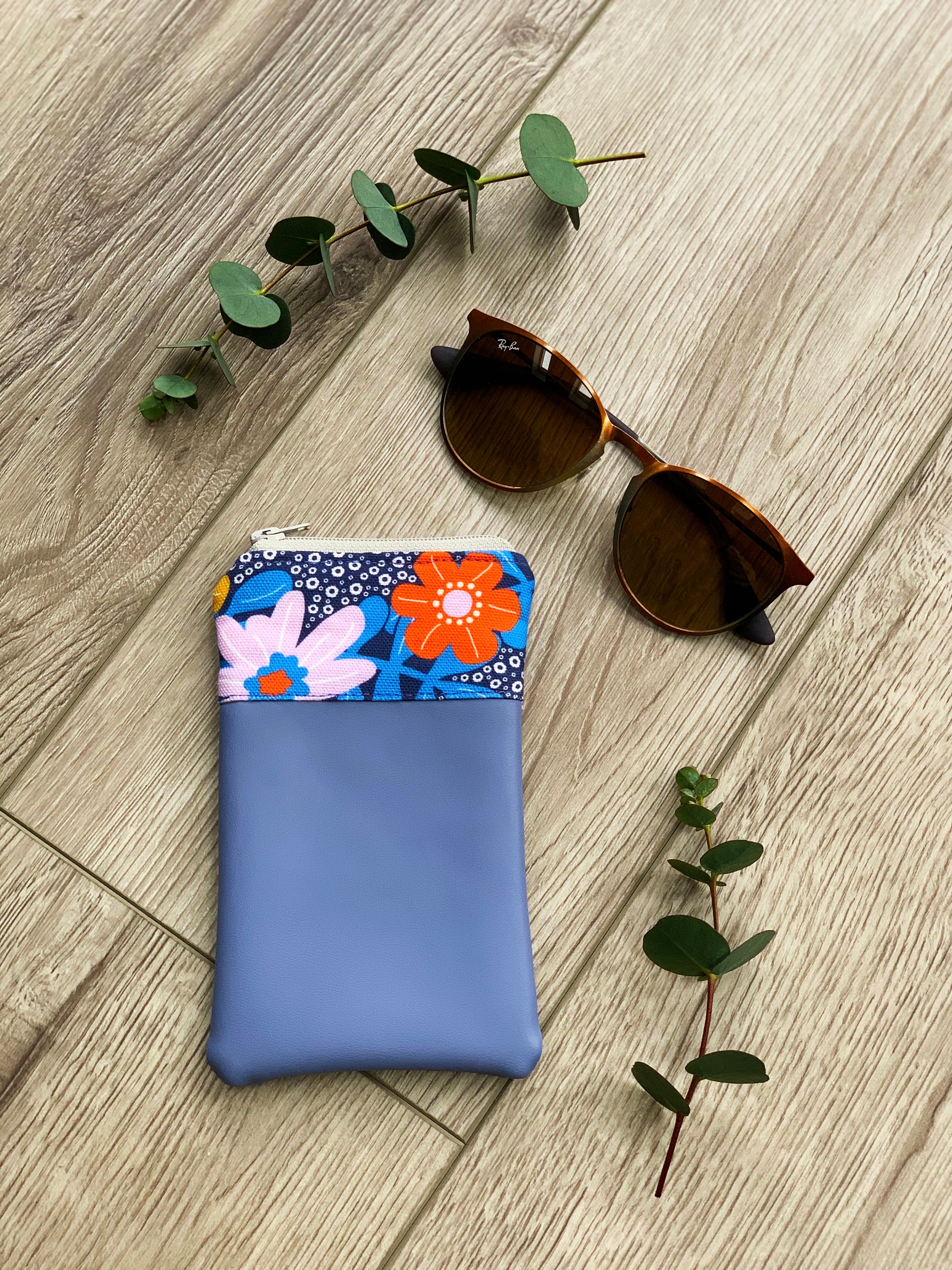 Glasses case Sunglasses case Leatherette glasses case Fabric glasses
