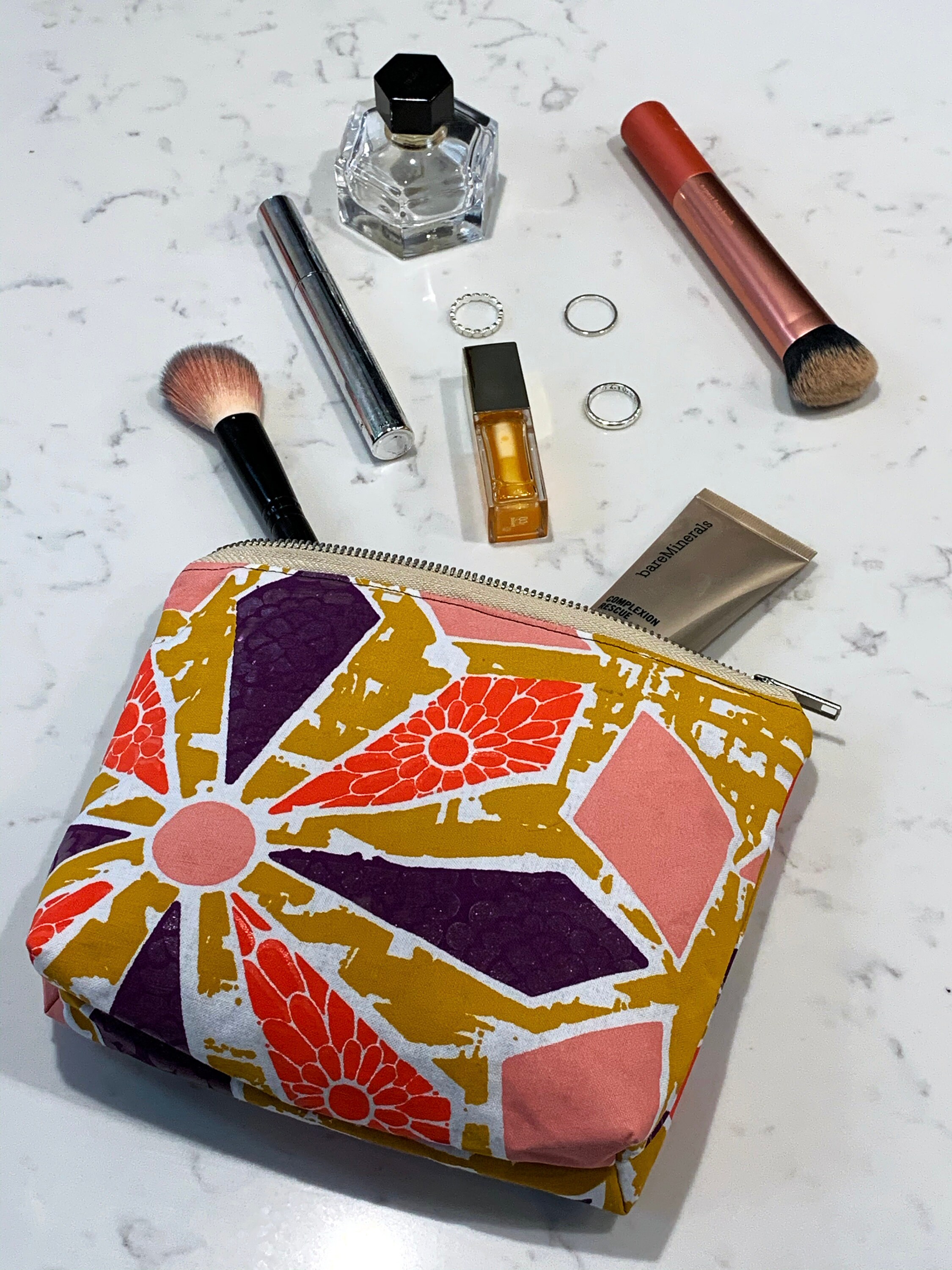 Handmade make up bag Cosmetic bag Wash bag Vanity bag Etsy Italia