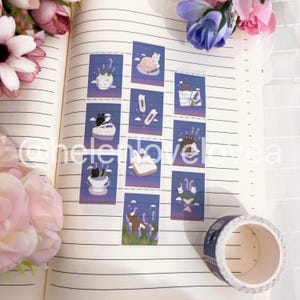 Lavender Stamp Washi Tape