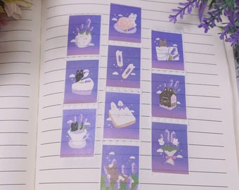 Lavender Stamp Washi Tape